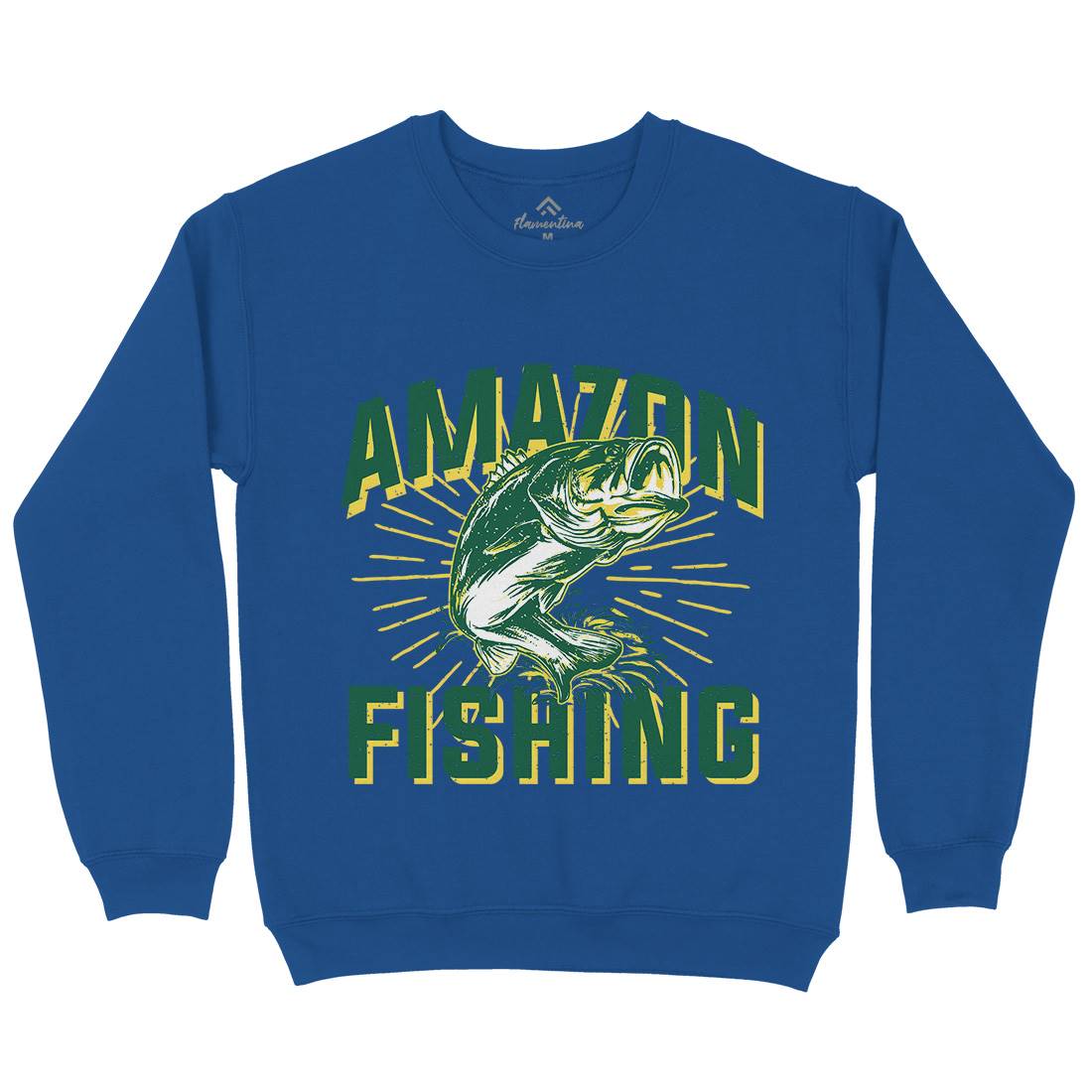 Amazon Kids Crew Neck Sweatshirt Fishing B678