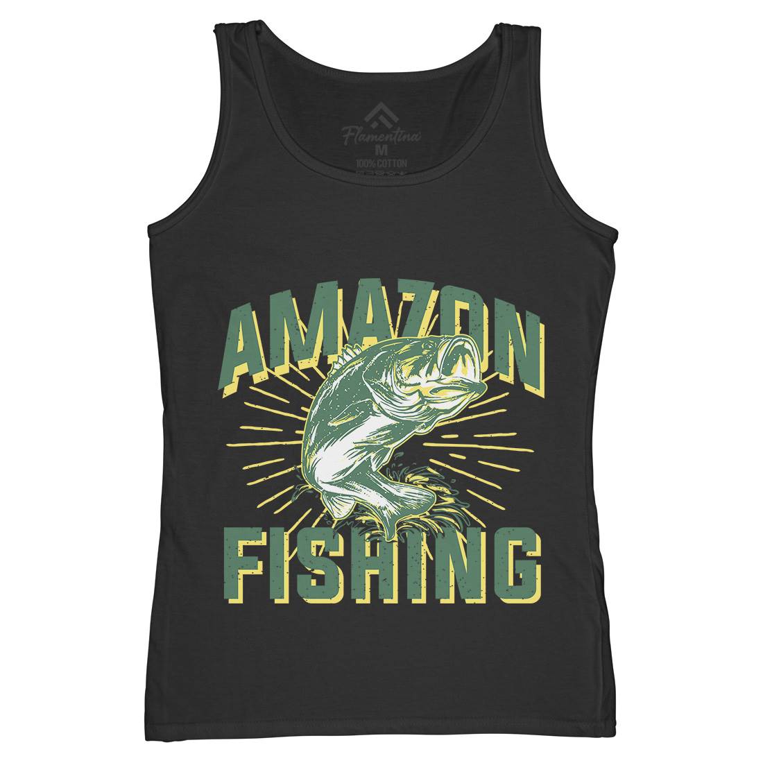 Amazon Womens Organic Tank Top Vest Fishing B678