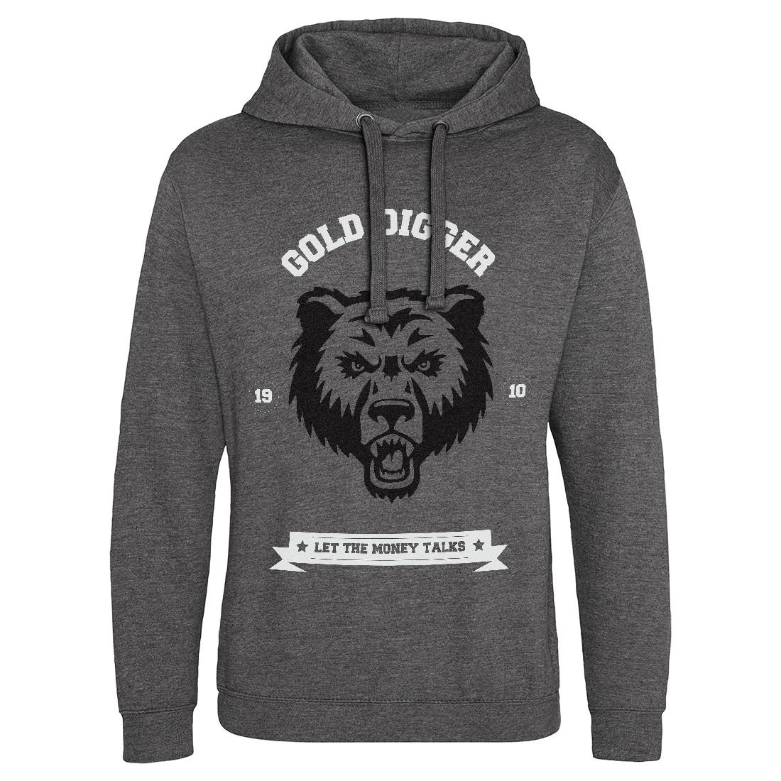 Bear Gold Mens Hoodie Without Pocket Animals B680