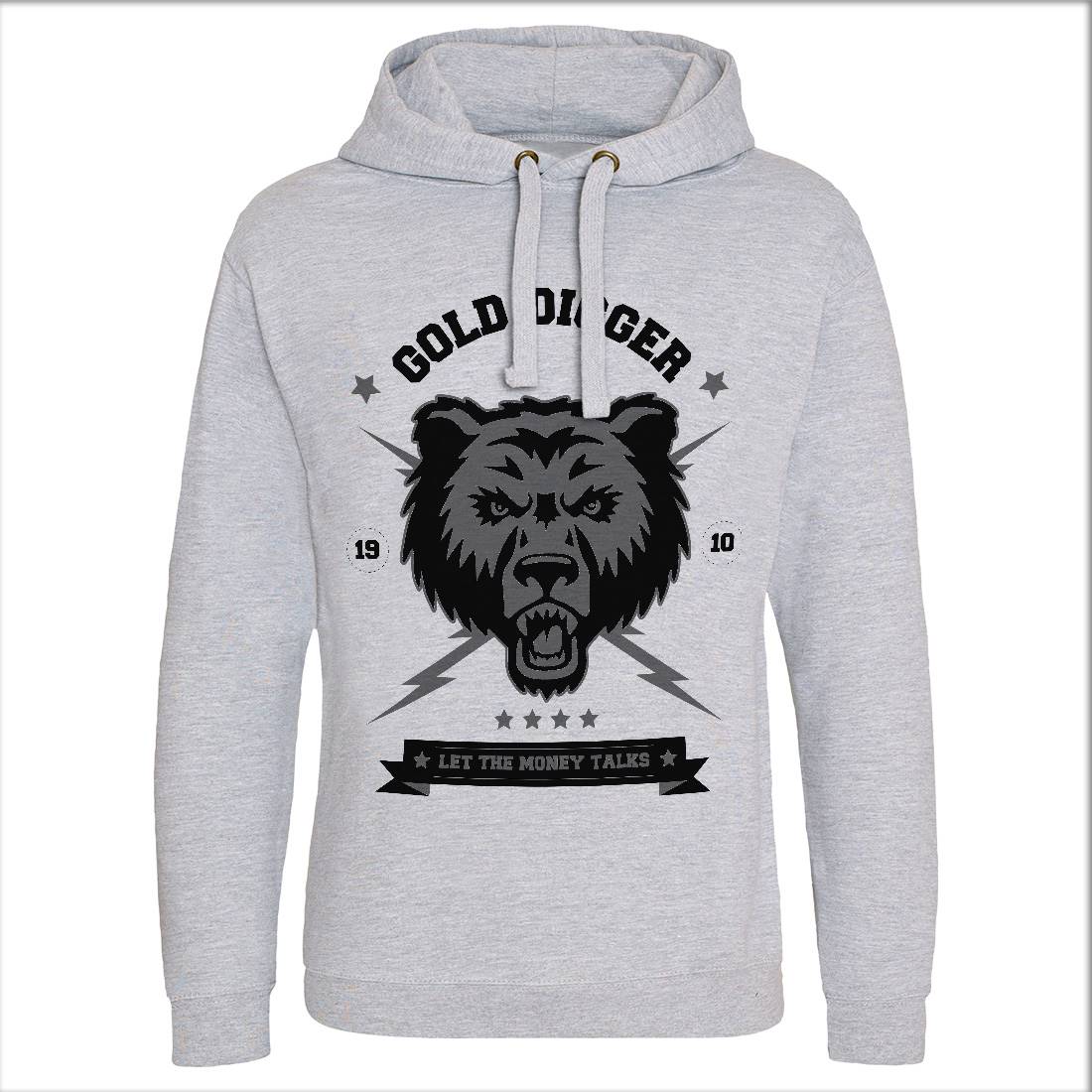 Bear Gold Mens Hoodie Without Pocket Animals B680