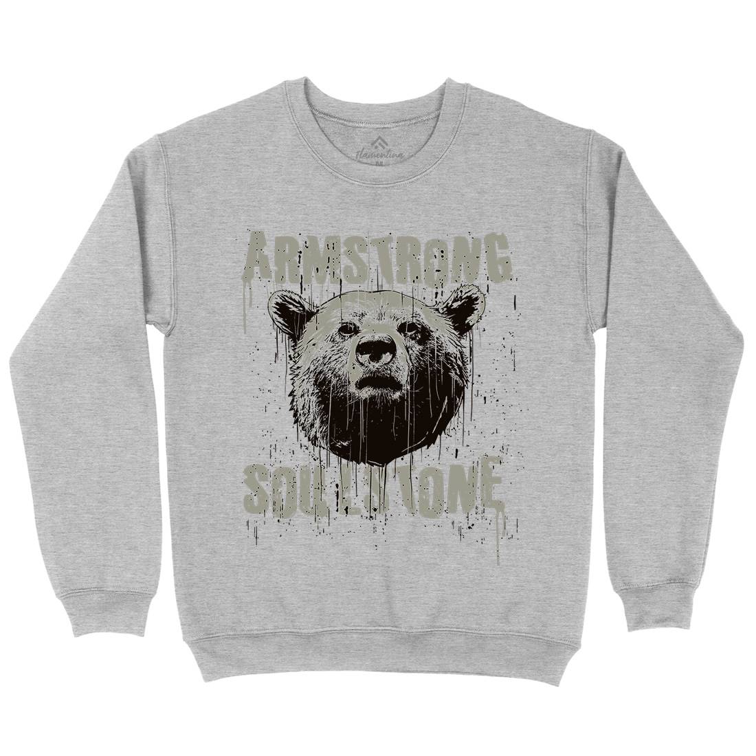 Bear Strong Mens Crew Neck Sweatshirt Animals B683