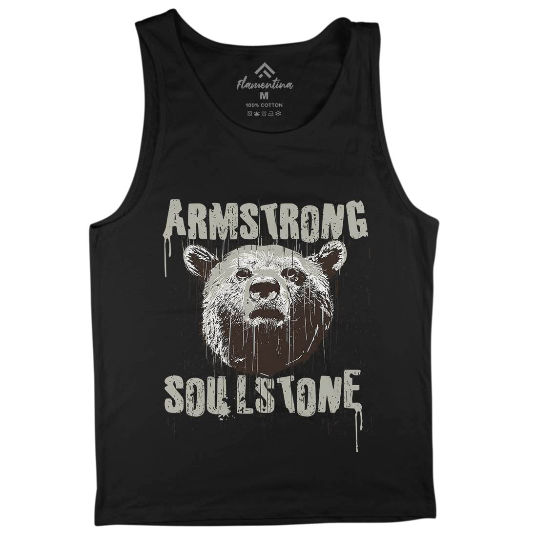Bear Strong Mens Tank Top Vest Animals B683