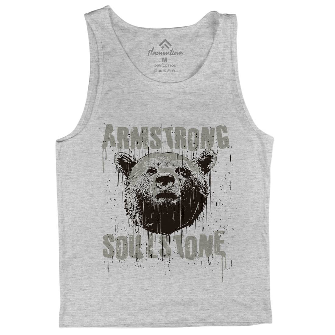 Bear Strong Mens Tank Top Vest Animals B683