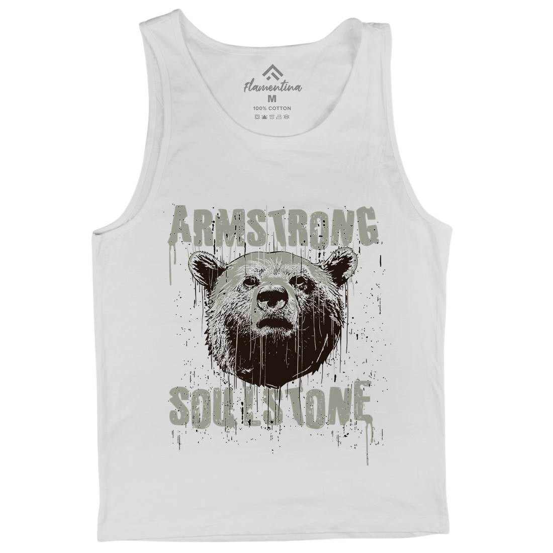Bear Strong Mens Tank Top Vest Animals B683
