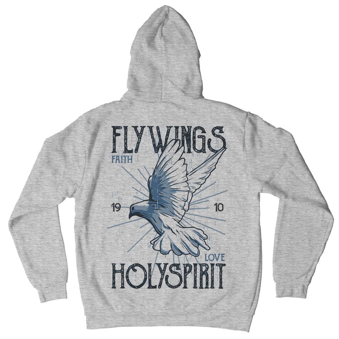 Bird Dove Fly Mens Hoodie With Pocket Religion B685