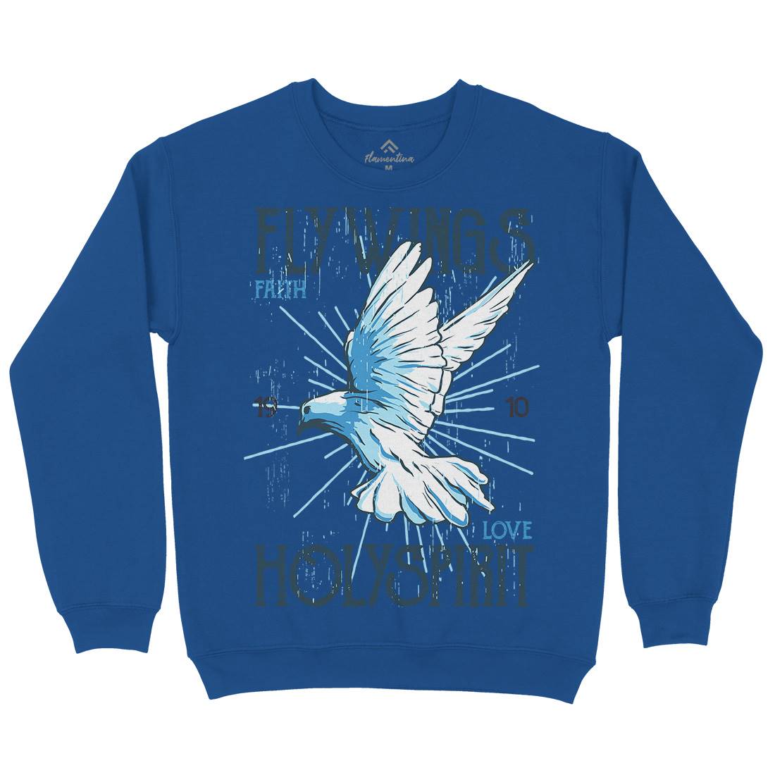 Bird Dove Fly Kids Crew Neck Sweatshirt Religion B685