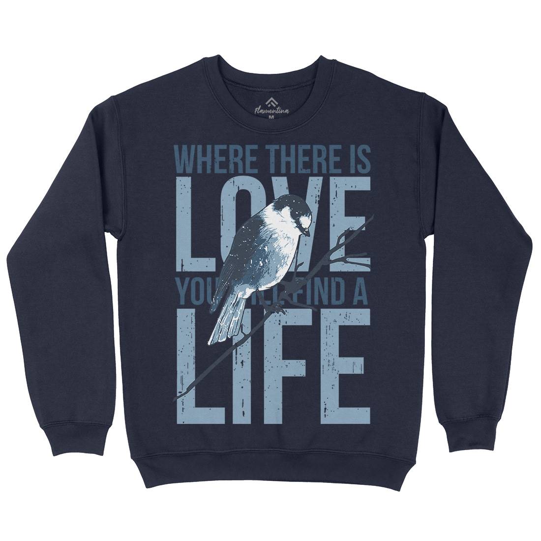Bird Love Kids Crew Neck Sweatshirt Animals B686