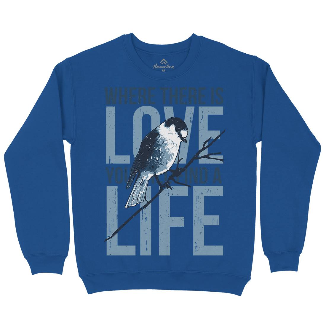 Bird Love Kids Crew Neck Sweatshirt Animals B686