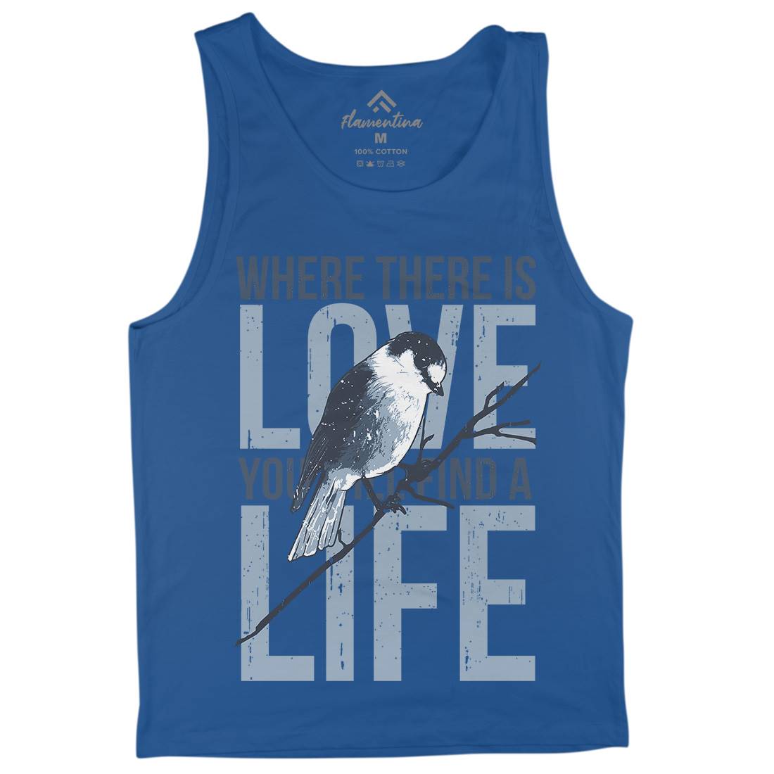 Bird Love Mens Tank Top Vest Animals B686