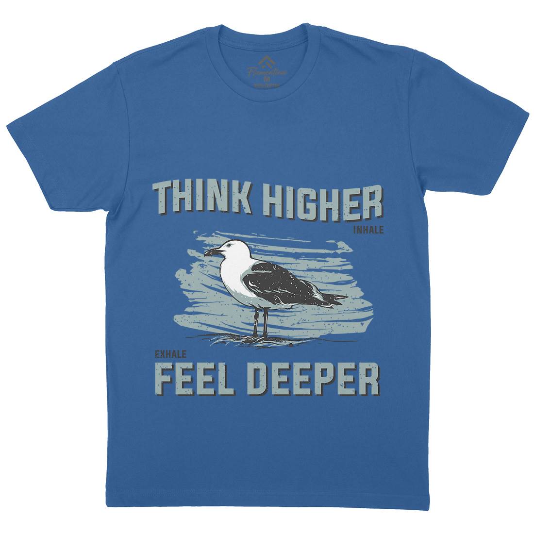 Bird Think Mens Crew Neck T-Shirt Animals B689