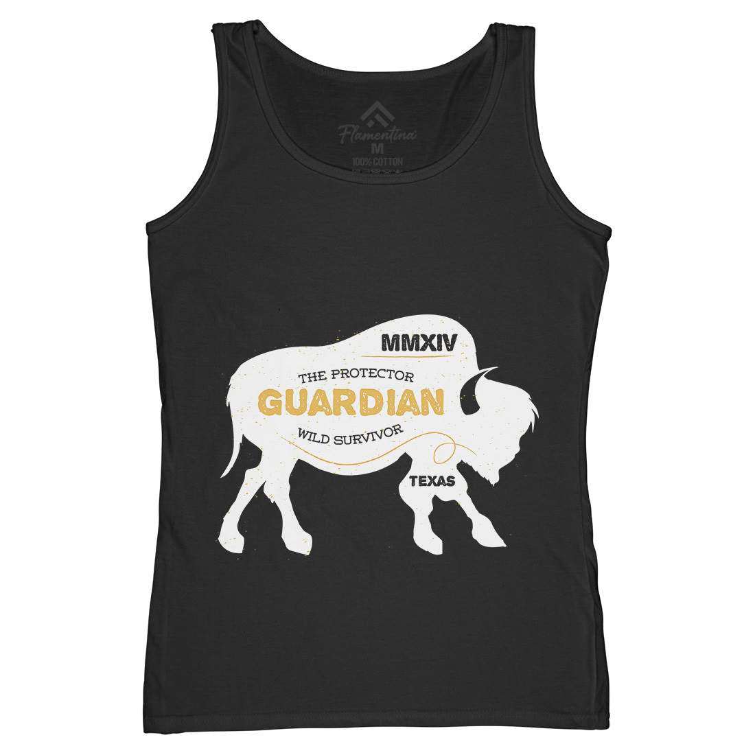 Bison Guardian Womens Organic Tank Top Vest Animals B690