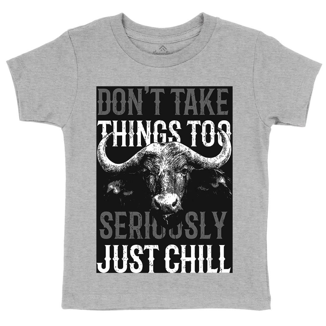 Buffalo Chill Kids Crew Neck T-Shirt Animals B692