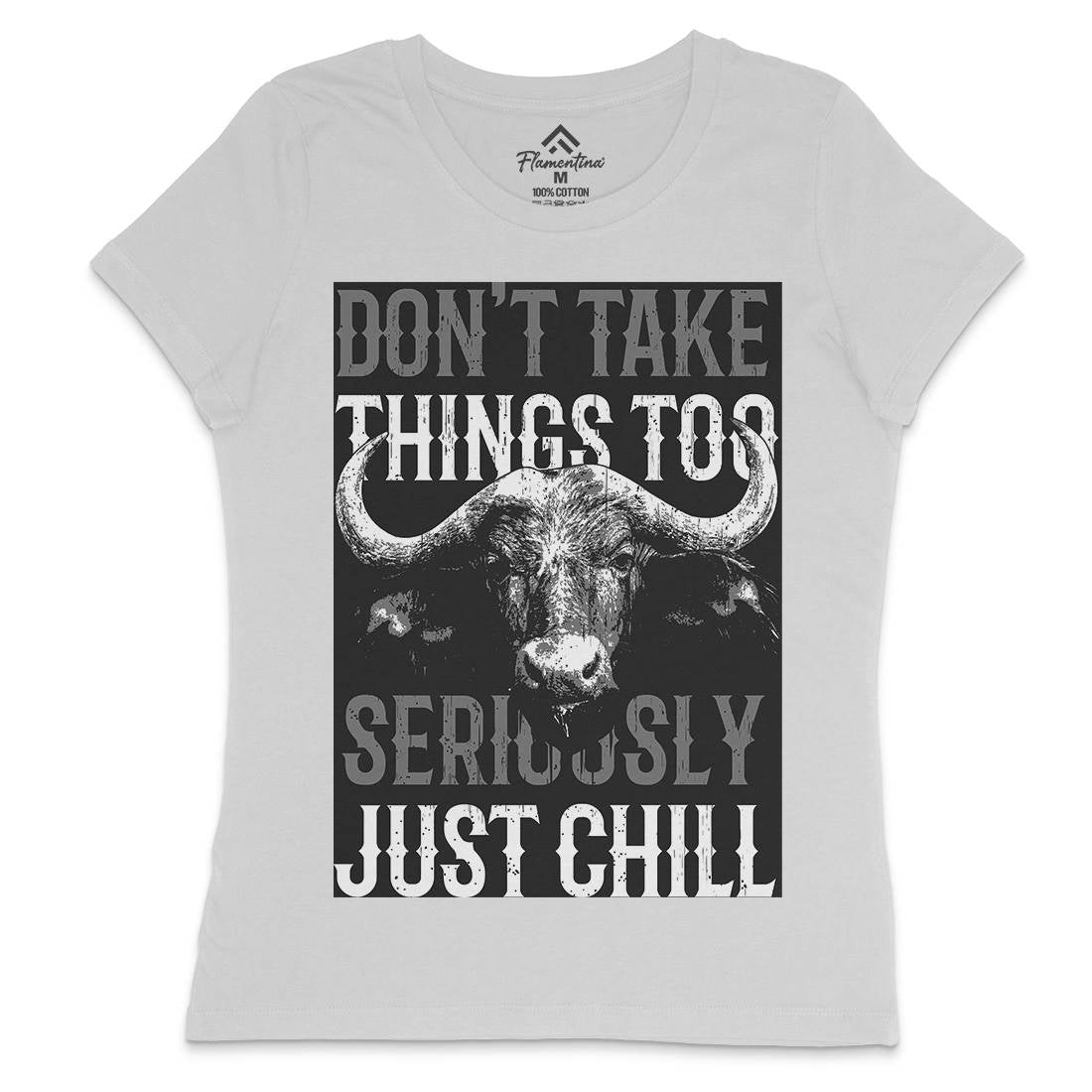 Buffalo Chill Womens Crew Neck T-Shirt Animals B692