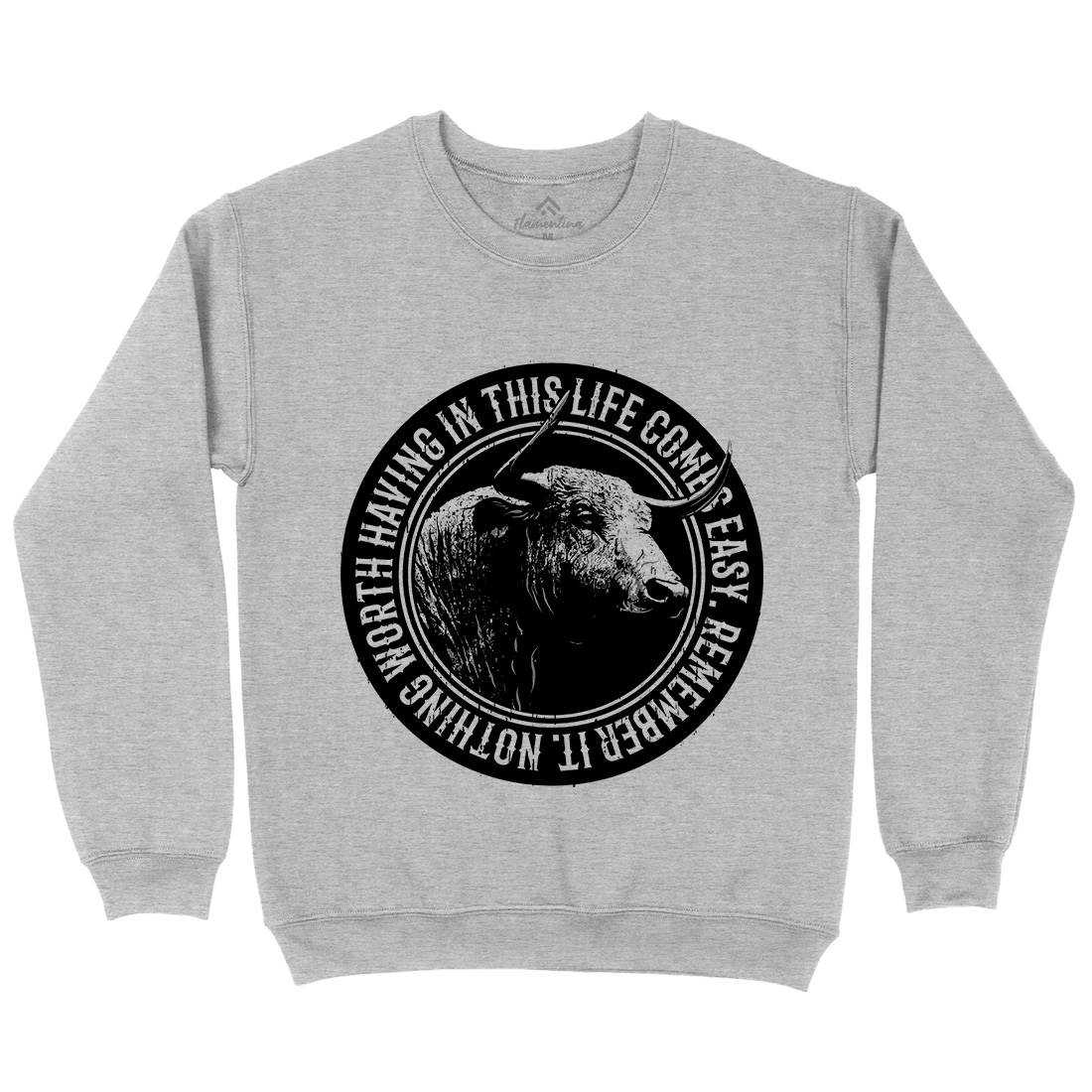 Buffalo Worth Mens Crew Neck Sweatshirt Animals B693