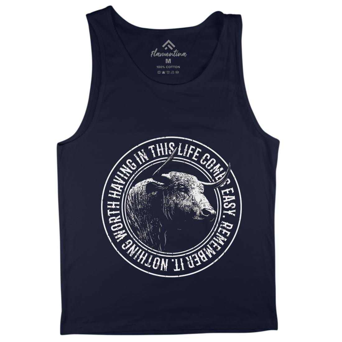 Buffalo Worth Mens Tank Top Vest Animals B693