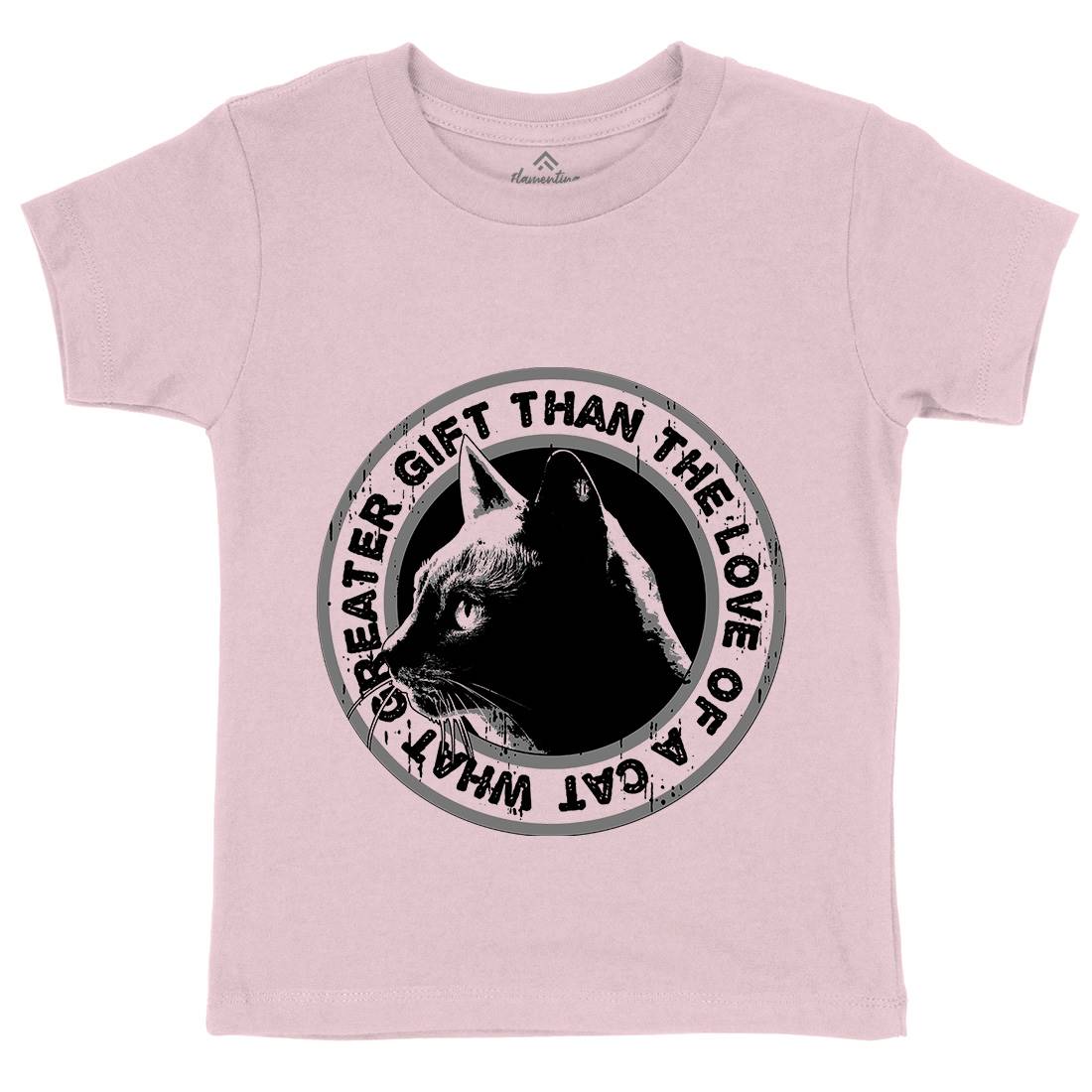 Cat Gift Kids Crew Neck T-Shirt Animals B694