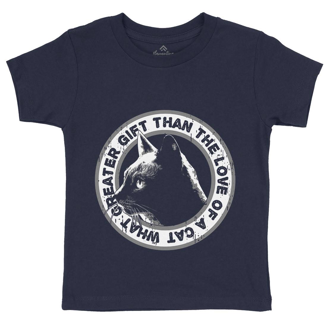 Cat Gift Kids Crew Neck T-Shirt Animals B694