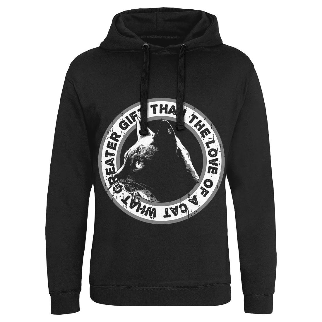 Cat Gift Mens Hoodie Without Pocket Animals B694
