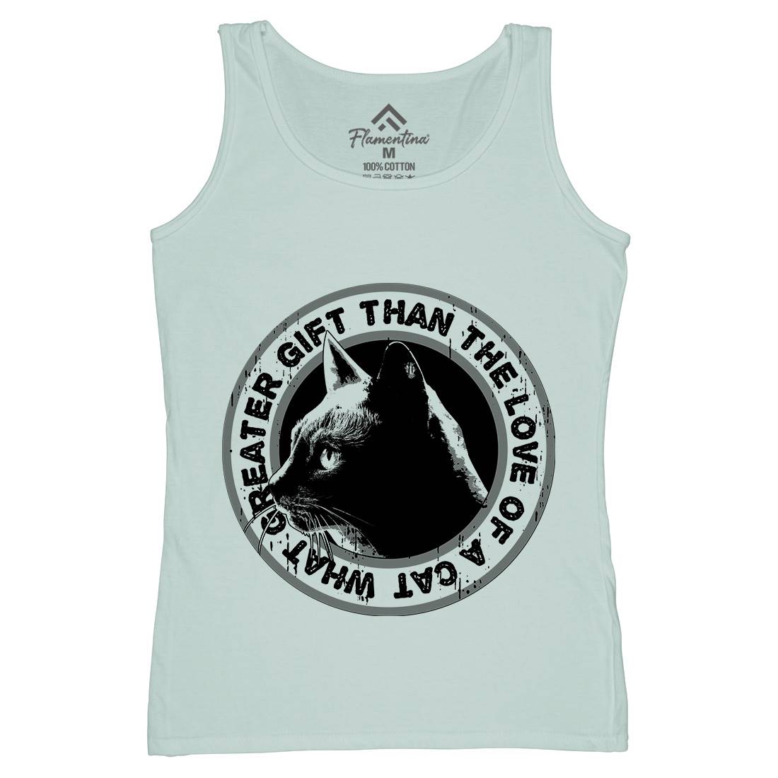 Cat Gift Womens Organic Tank Top Vest Animals B694