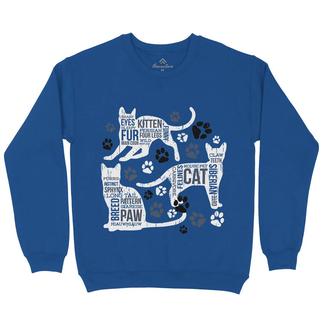 Cat Itself Kids Crew Neck Sweatshirt Animals B695