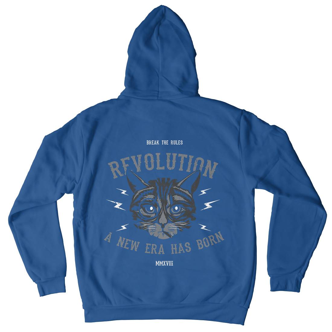 Cat Revolution Mens Hoodie With Pocket Animals B696