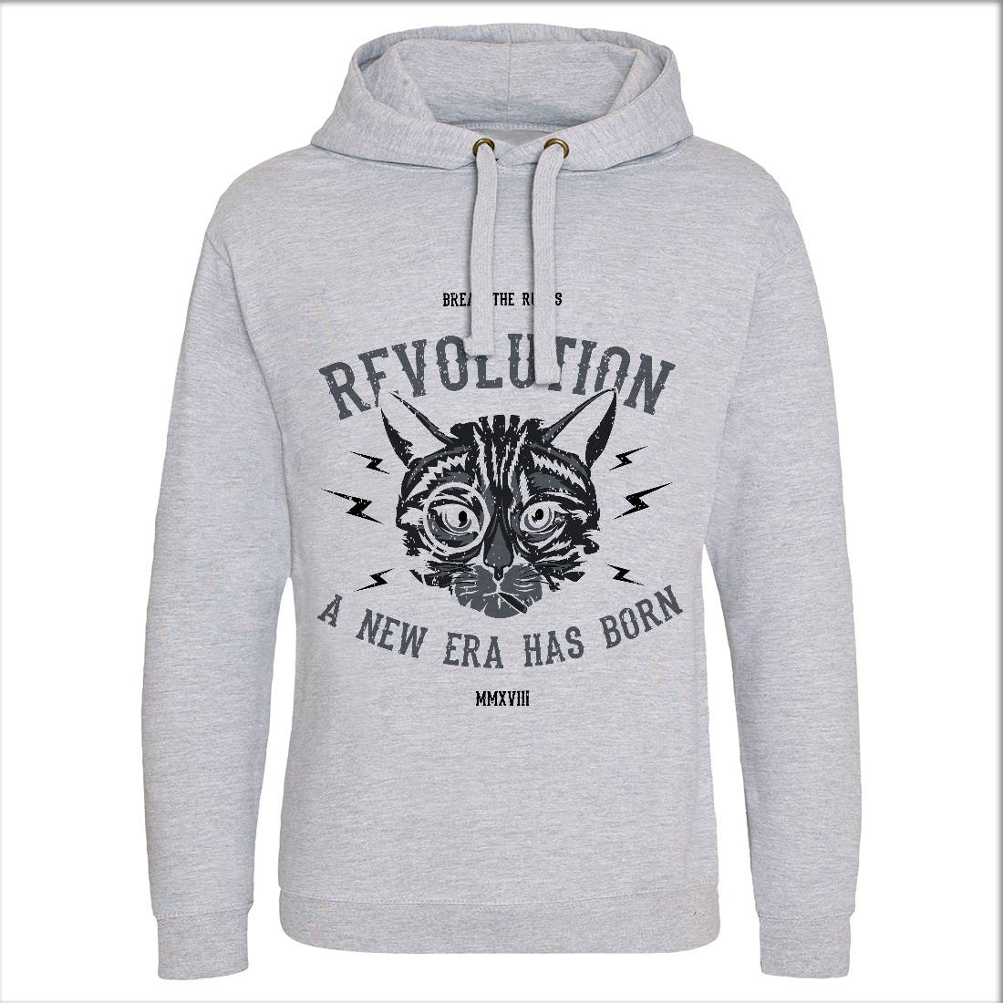 Cat Revolution Mens Hoodie Without Pocket Animals B696