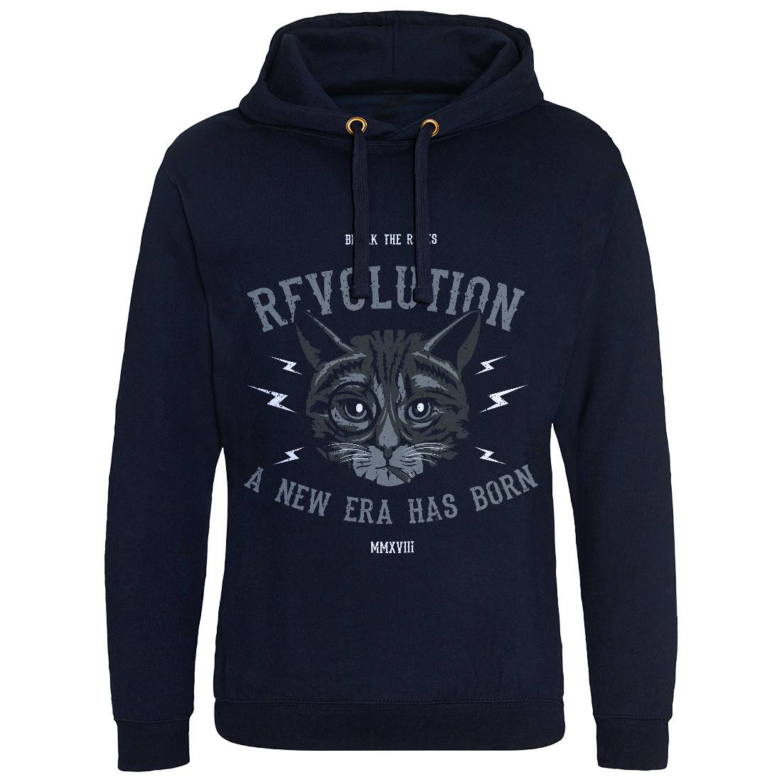 Cat Revolution Mens Hoodie Without Pocket Animals B696