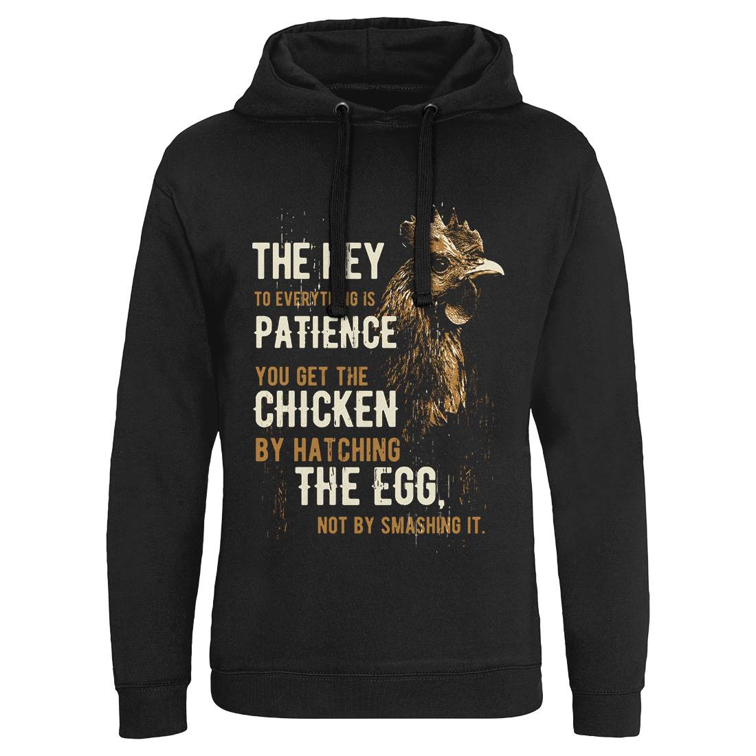 Chicken Patience Mens Hoodie Without Pocket Animals B698