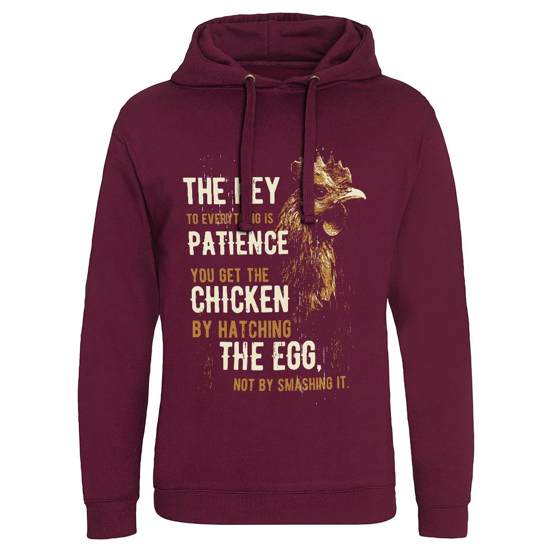Chicken Patience Mens Hoodie Without Pocket Animals B698