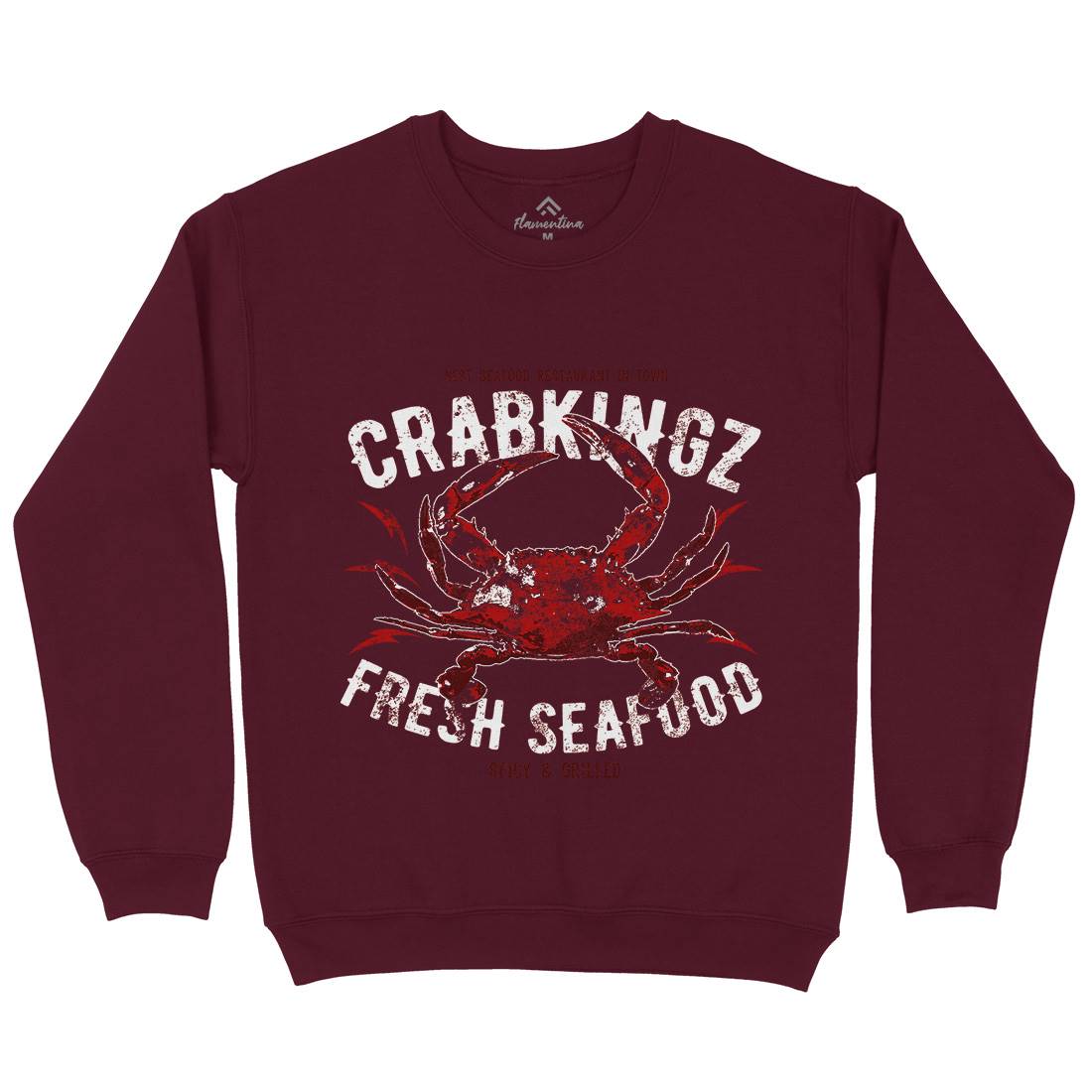 Crab Seafood Kids Crew Neck Sweatshirt Animals B700