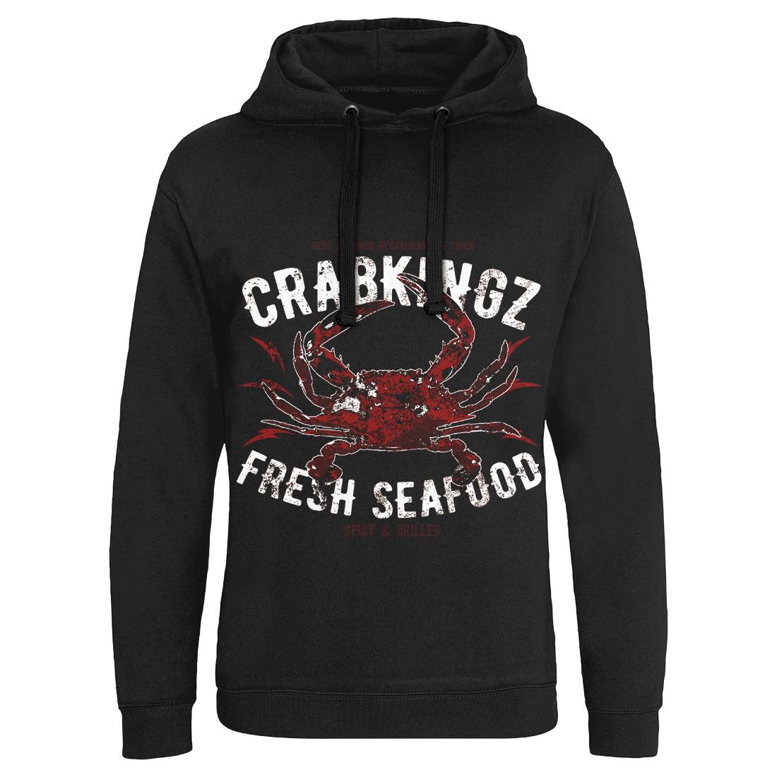 Crab Seafood Mens Hoodie Without Pocket Animals B700