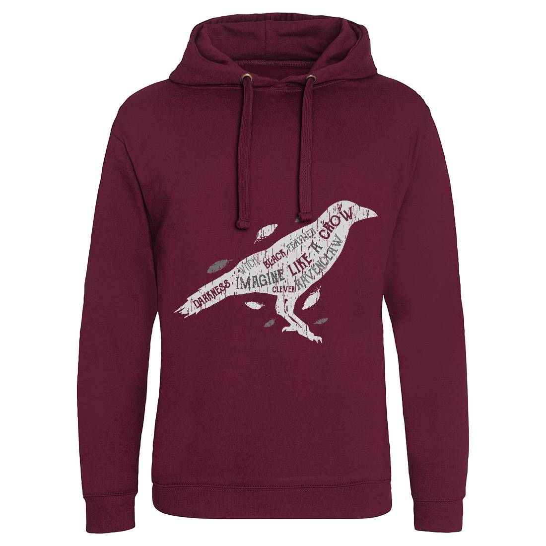 Crow Darkness Mens Hoodie Without Pocket Animals B701