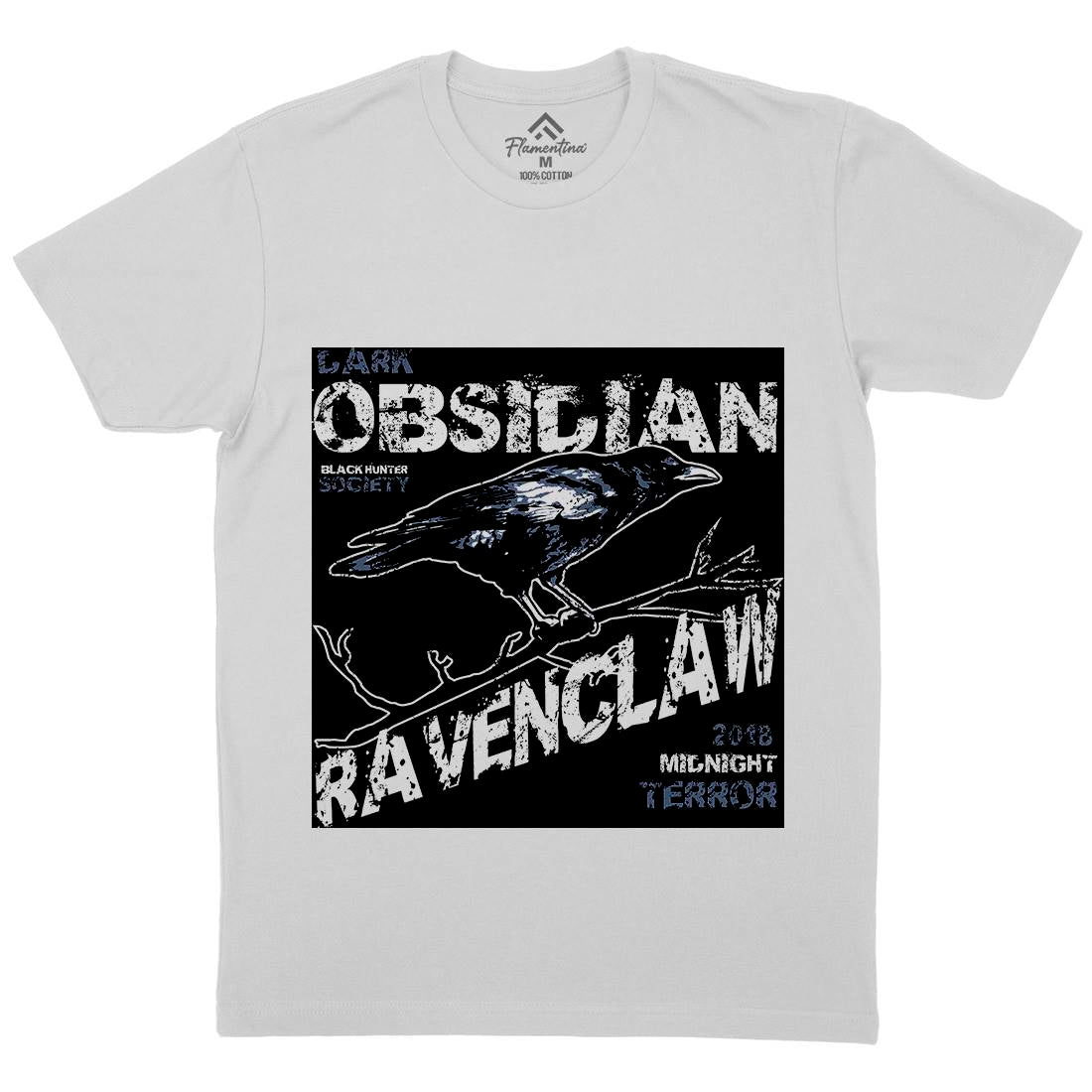 Crow Raven Mens Crew Neck T-Shirt Animals B702