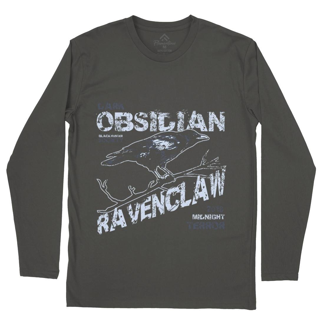 Crow Raven Mens Long Sleeve T-Shirt Animals B702