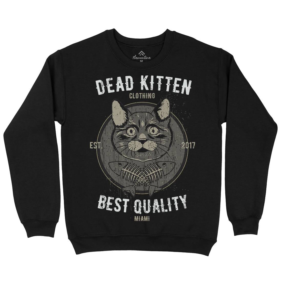 Dead Kitten Kids Crew Neck Sweatshirt Animals B703