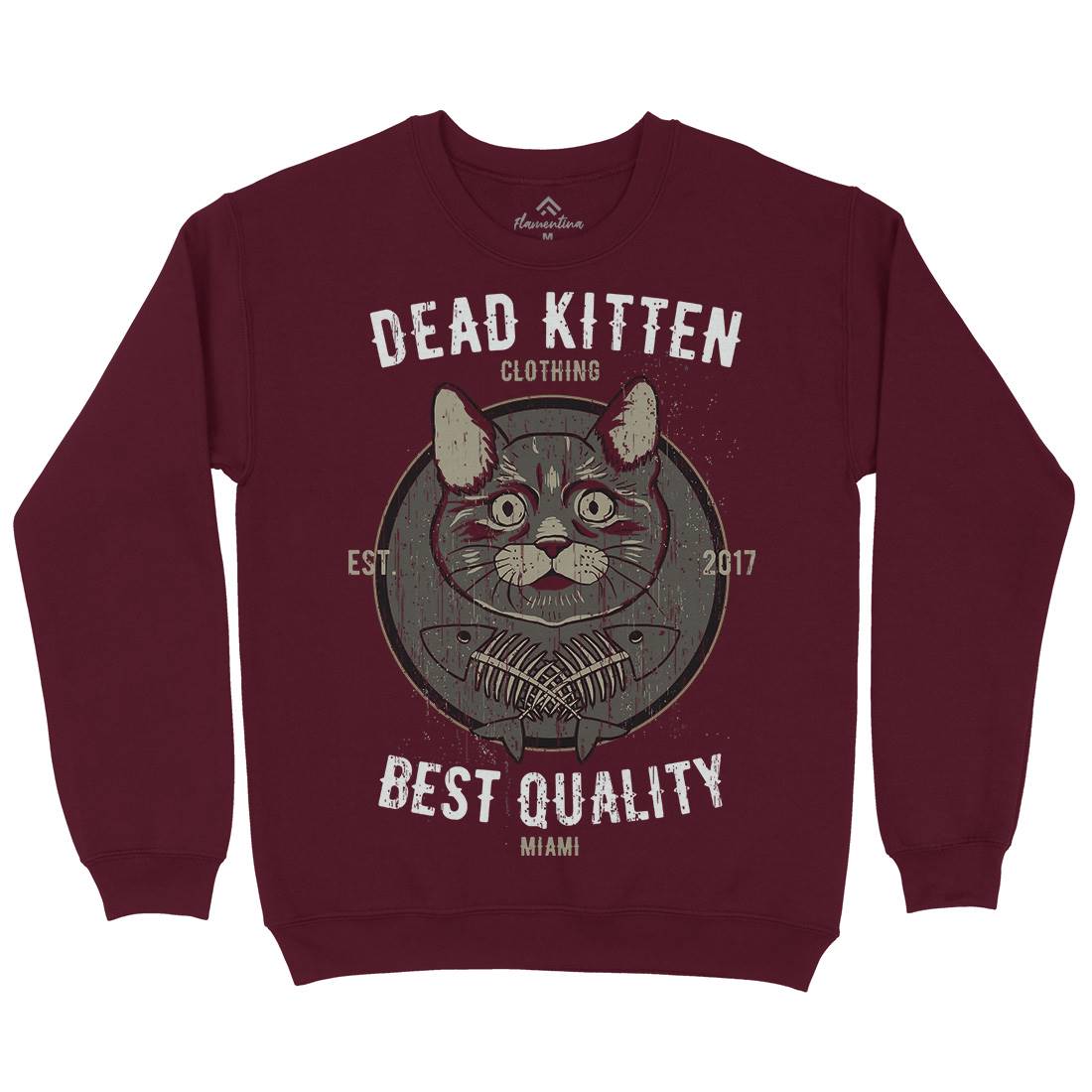 Dead Kitten Kids Crew Neck Sweatshirt Animals B703