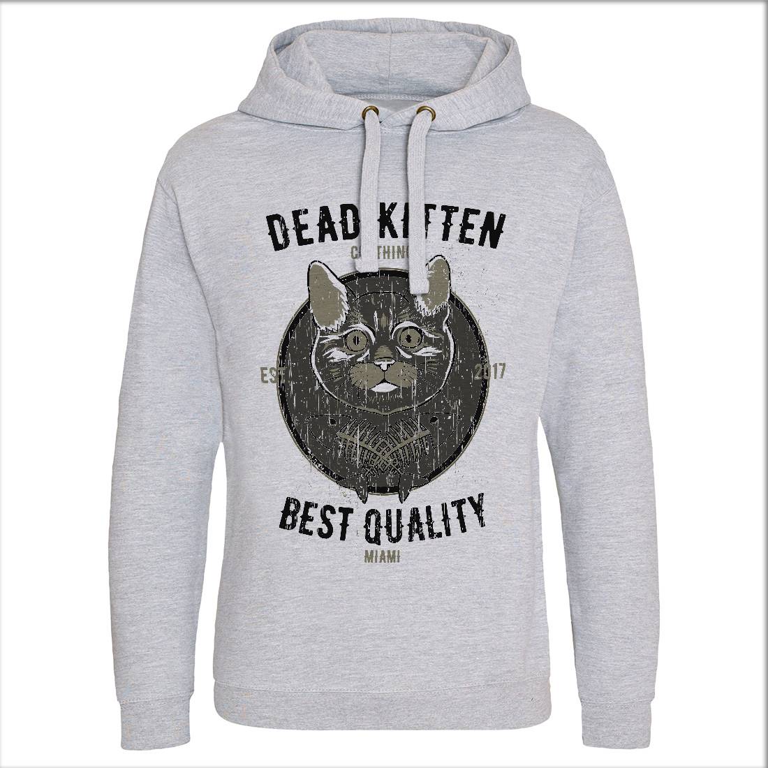 Dead Kitten Mens Hoodie Without Pocket Animals B703