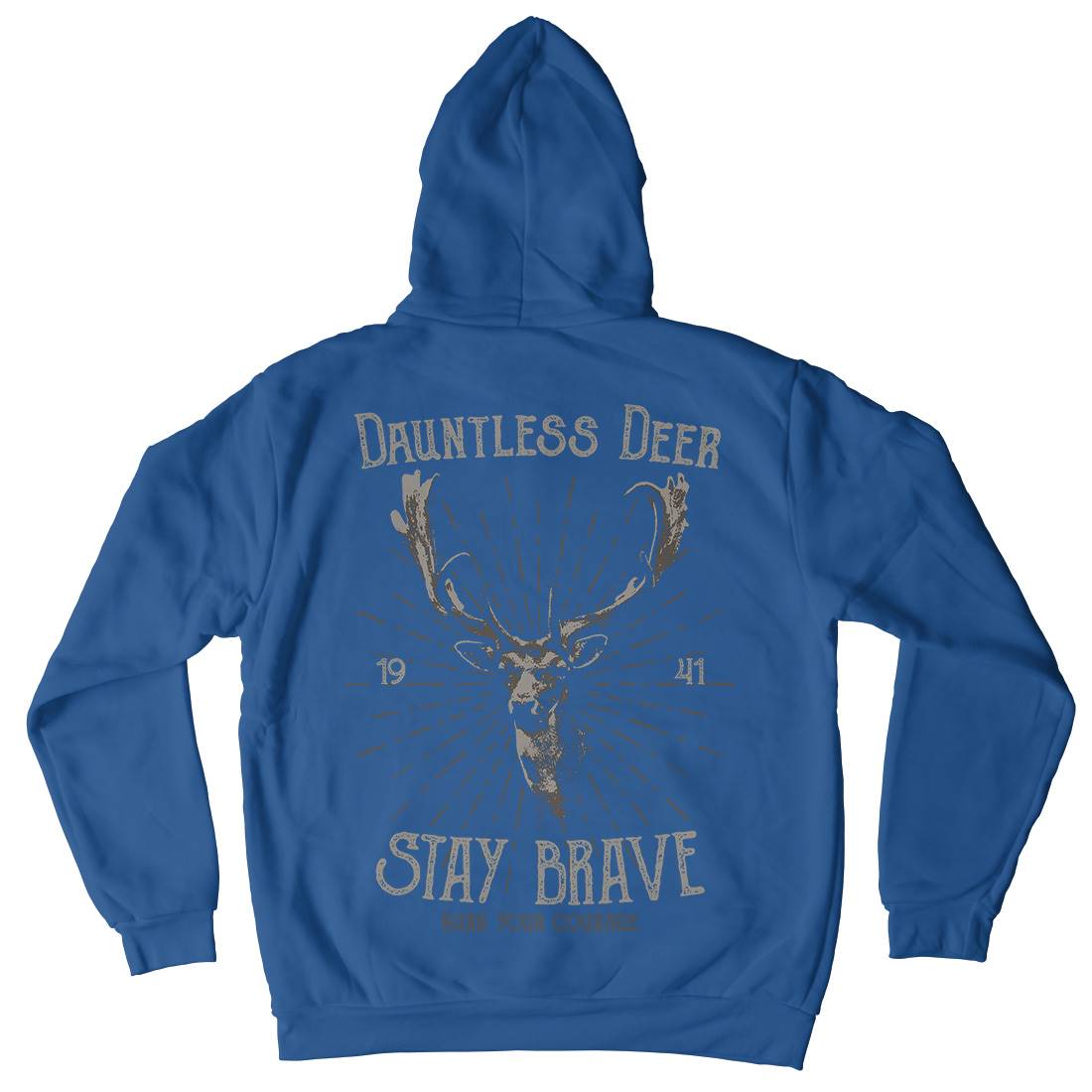Deer Stay Brave Mens Hoodie With Pocket Animals B708
