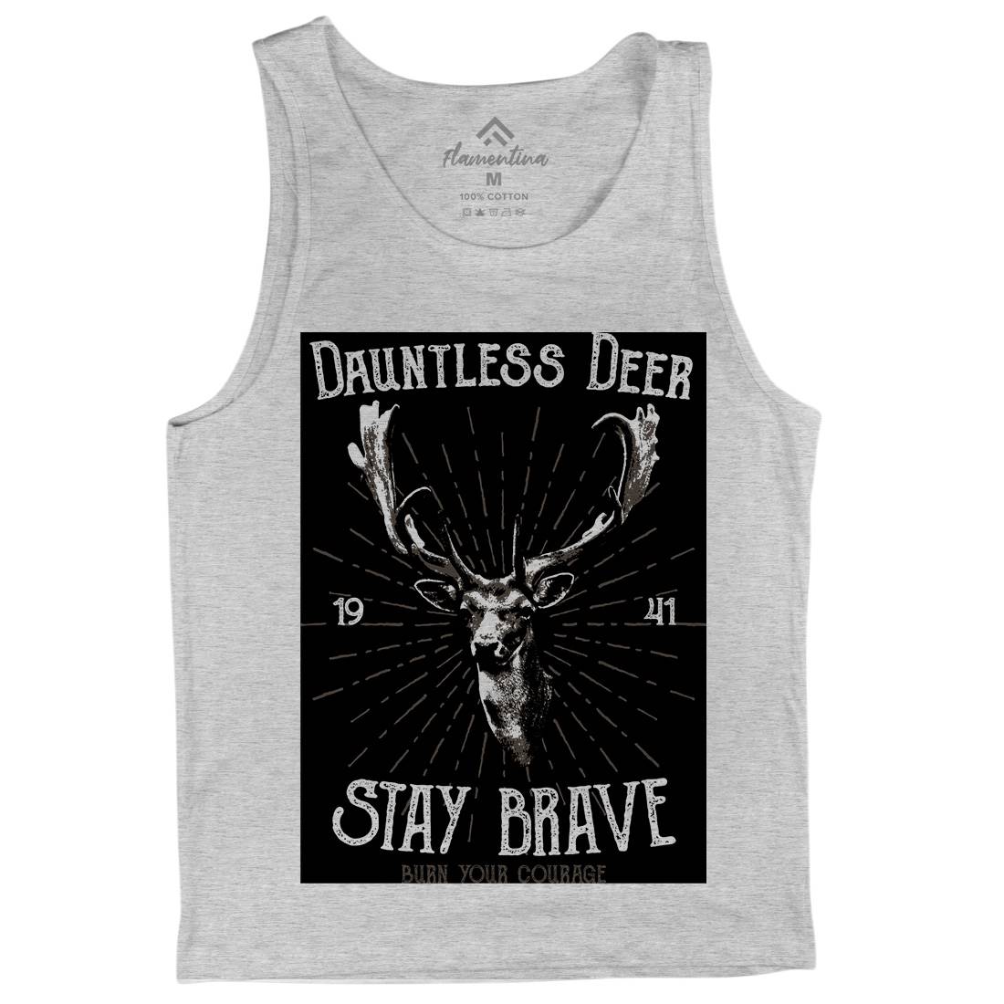 Deer Stay Brave Mens Tank Top Vest Animals B708