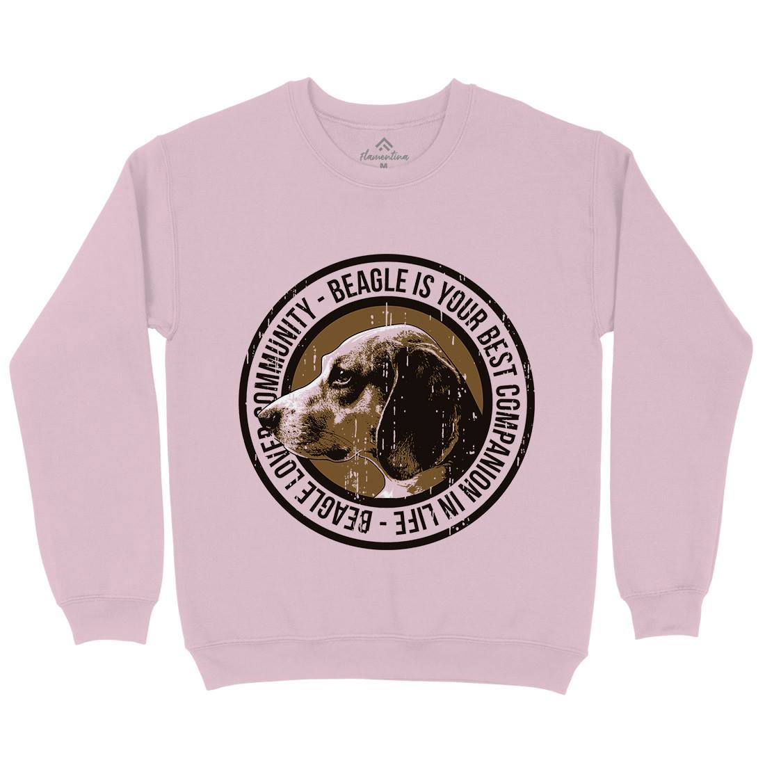 Dog Beagle Kids Crew Neck Sweatshirt Animals B710