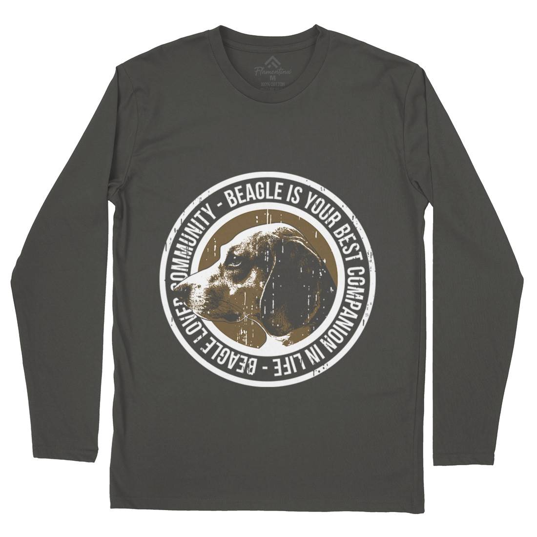 Dog Beagle Mens Long Sleeve T-Shirt Animals B710