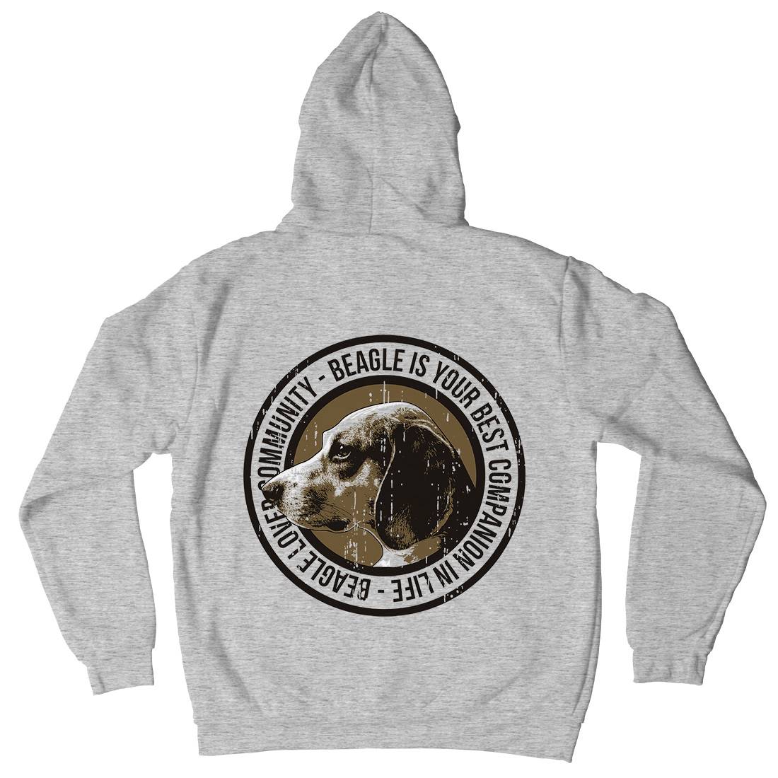 Dog Beagle Mens Hoodie With Pocket Animals B710