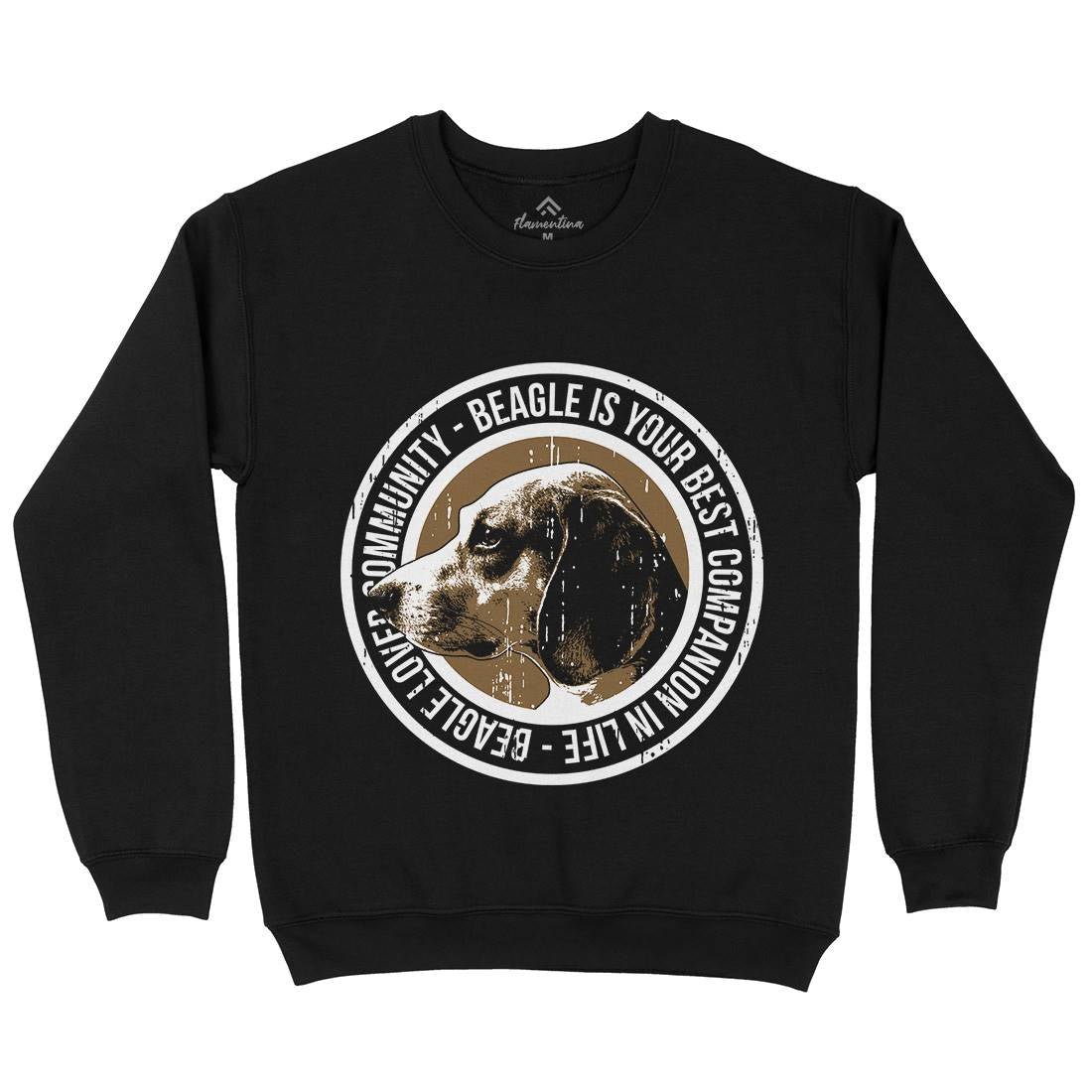 Dog Beagle Kids Crew Neck Sweatshirt Animals B710
