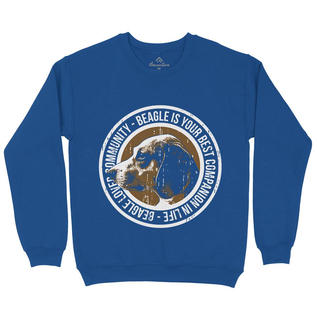 Dog Beagle Mens Crew Neck Sweatshirt Animals B710