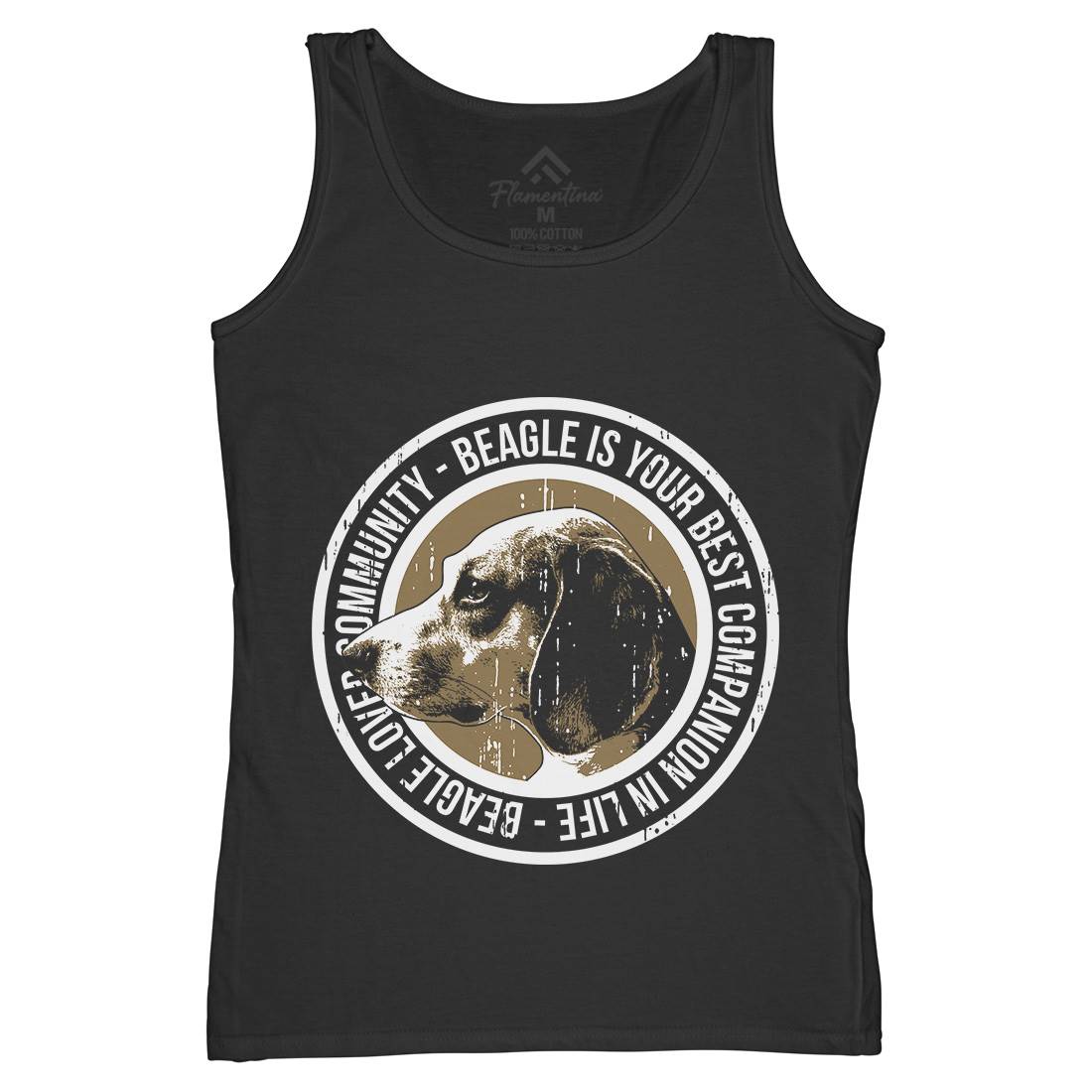 Dog Beagle Womens Organic Tank Top Vest Animals B710