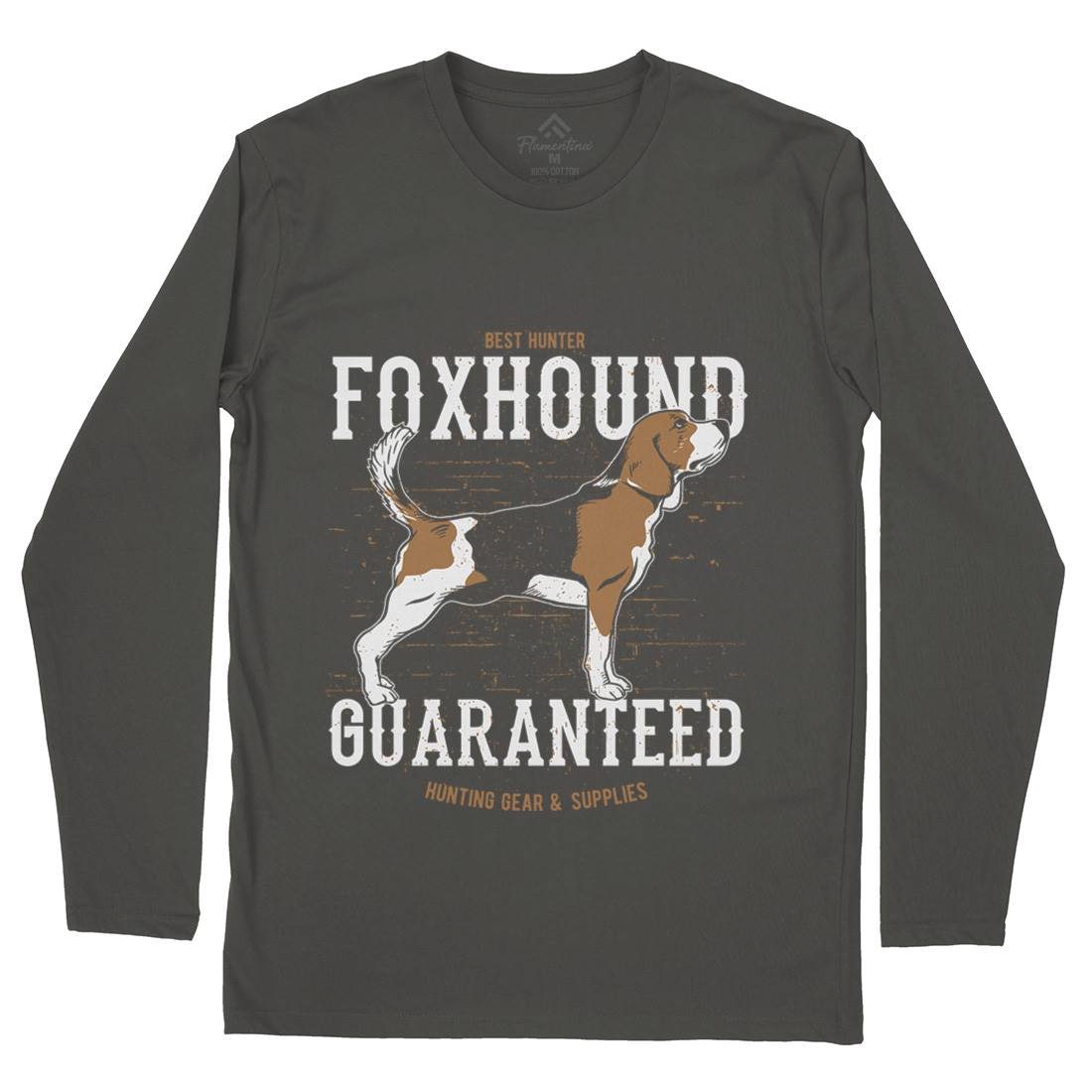 Dog Foxhound Mens Long Sleeve T-Shirt Animals B712