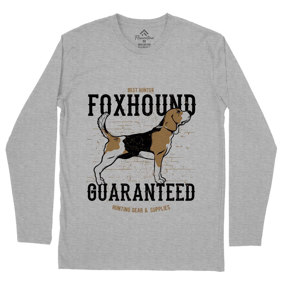 Dog Foxhound Mens Long Sleeve T-Shirt Animals B712