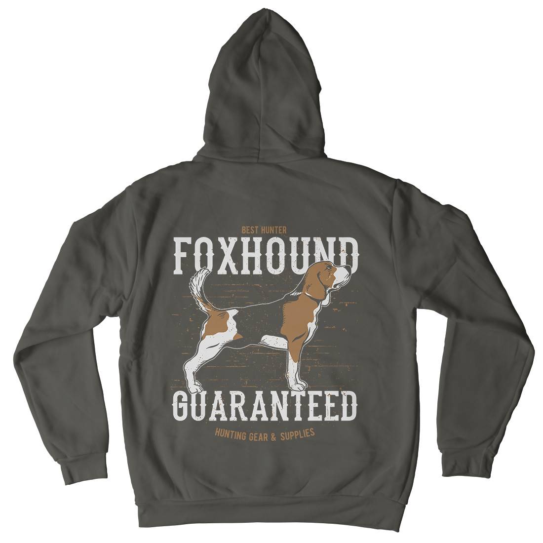 Dog Foxhound Mens Hoodie With Pocket Animals B712