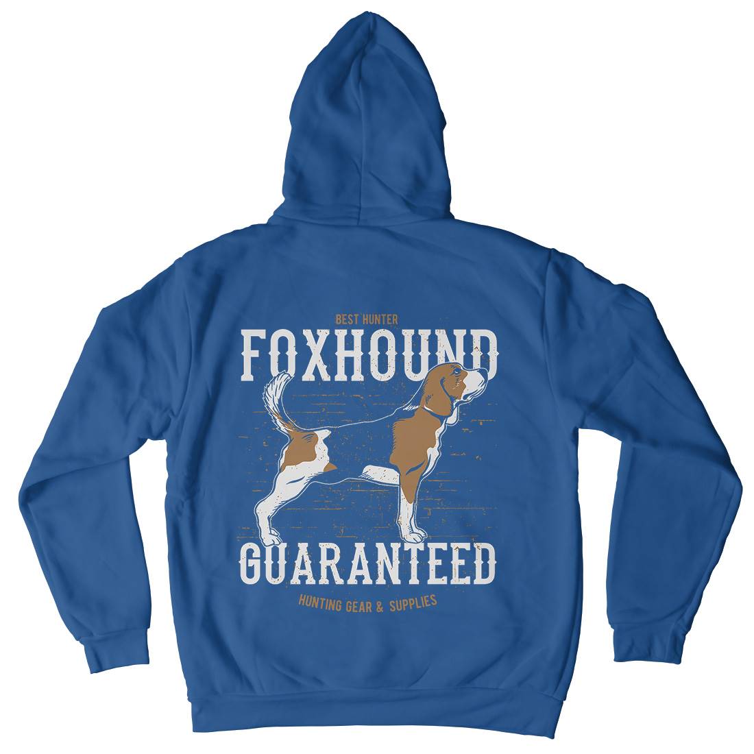 Dog Foxhound Mens Hoodie With Pocket Animals B712