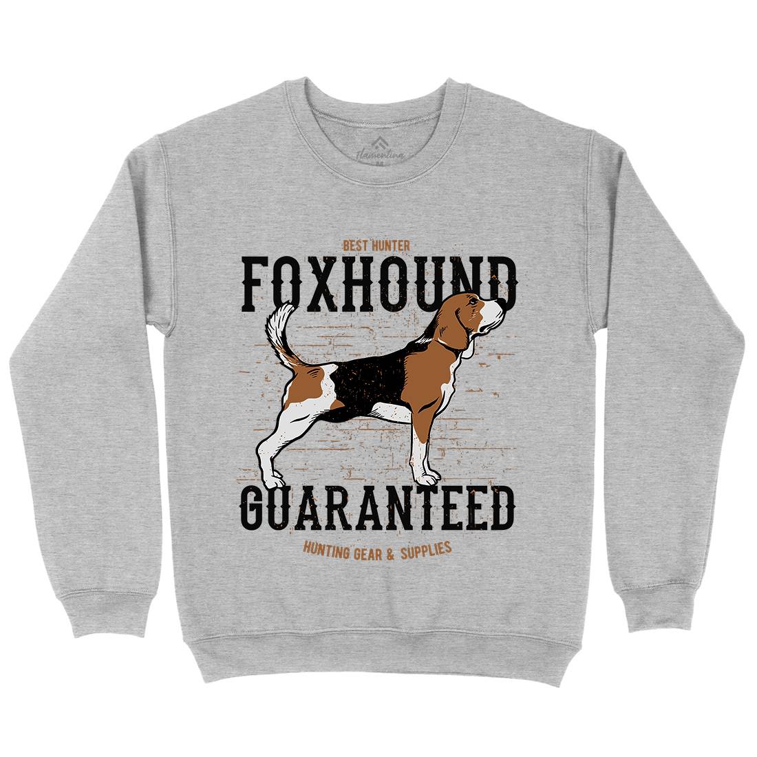 Dog Foxhound Mens Crew Neck Sweatshirt Animals B712